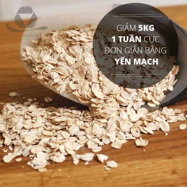 1kg yến mạch cán mỏng nhập khẩu úc - 1ym