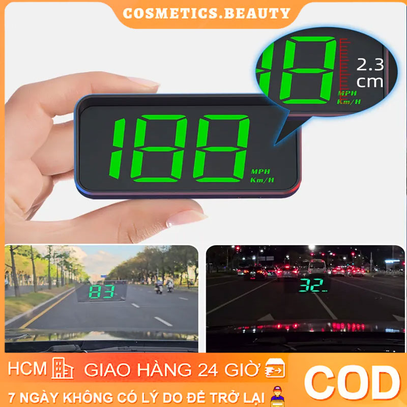 Màn hình hiển thị tốc độ GPS HUD mới cho ô tô KMH/MPH