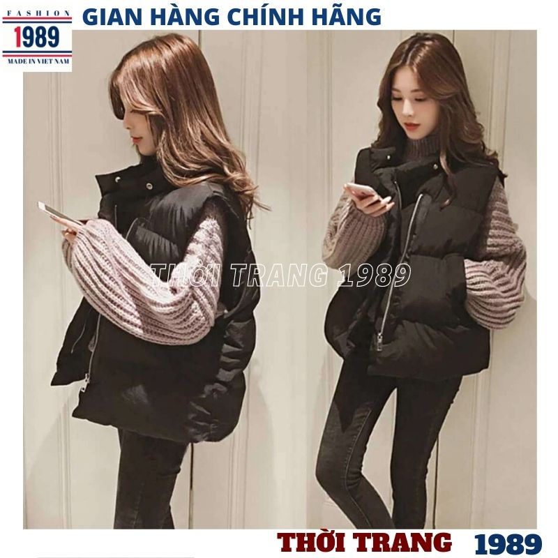 Áo khoác phao GILE kiểu dáng hàn quốc , áo khoác phao trần bông ,áo khoác gi lê phao trẻ chung năng động ,áo khoác phao ba lỗ , áo phao nữ , áo phao unisex -THỜI TRANG 1989