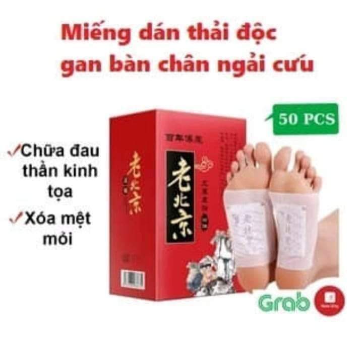 Miếng dán ngải cức thải độc qua gan bàn chân- Chăm sóc sức khỏe trong khi ngủ