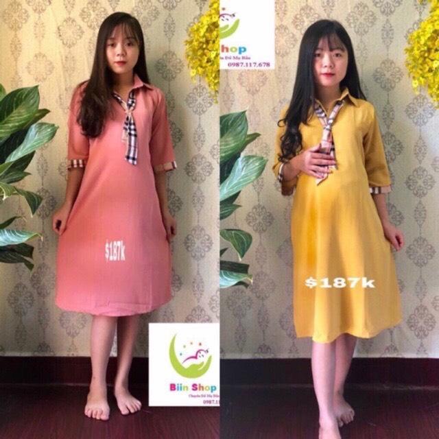 Váy bầu thu đông đẹp(