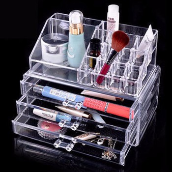 Tủ mỹ phẩm 4 tầng nhựa meca trong suốt, có ngăn kéo đựng đồ chống bụi bẩn, thiết kế nhiều ngăn đựng giúp bảo quản và dễ dàng tìm đồ dùng khi cần, giảm giá cực sốc hôm nay
