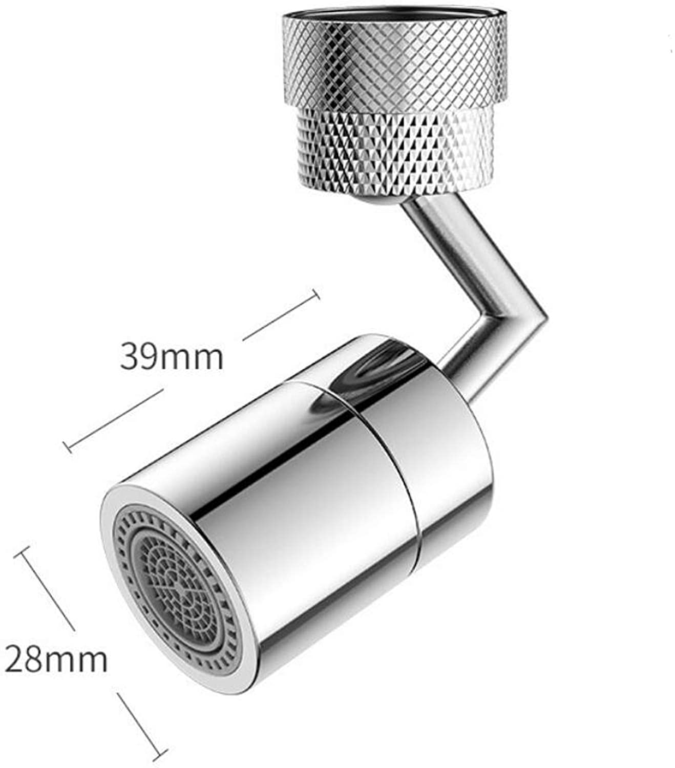 Đầu nối nối vòi nước thông minh xoay 720 độ tăng áp lực nước phù hợp với nhiều loại vòi
