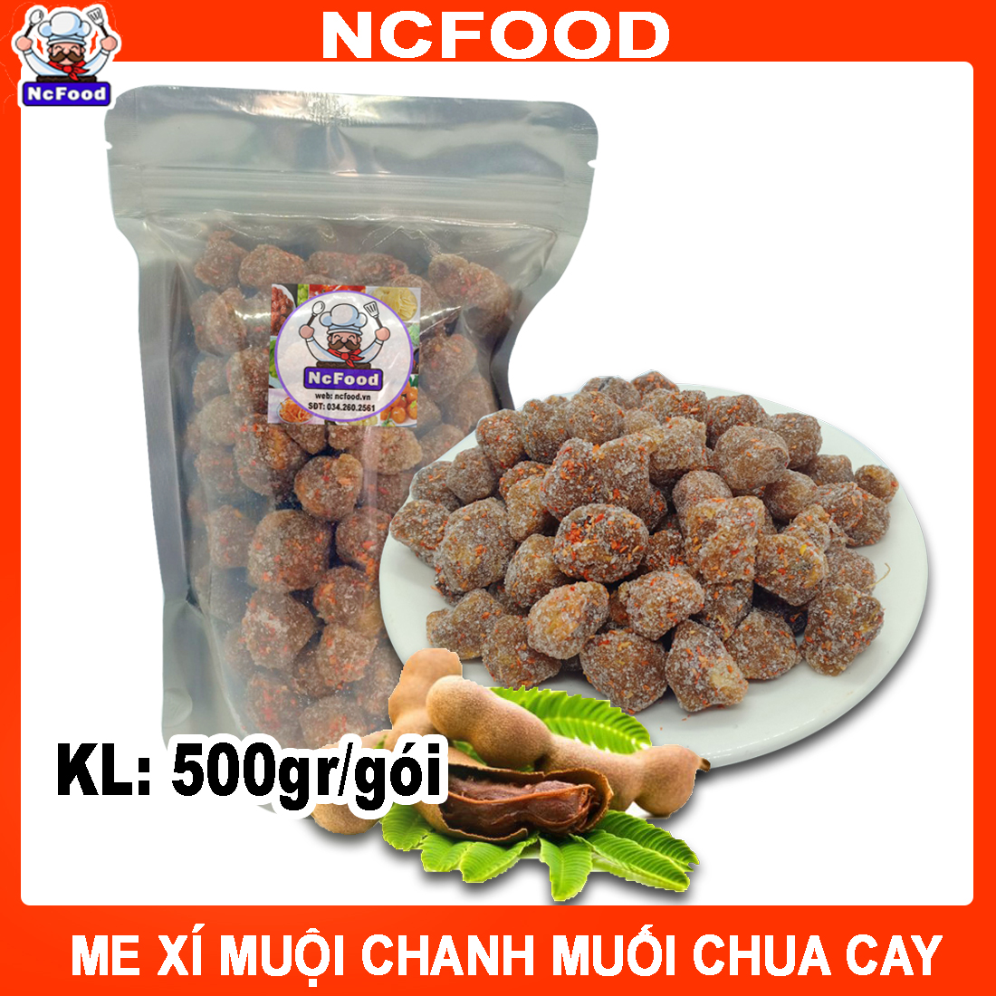Me Xí Muội Chanh Muối Chua Cay