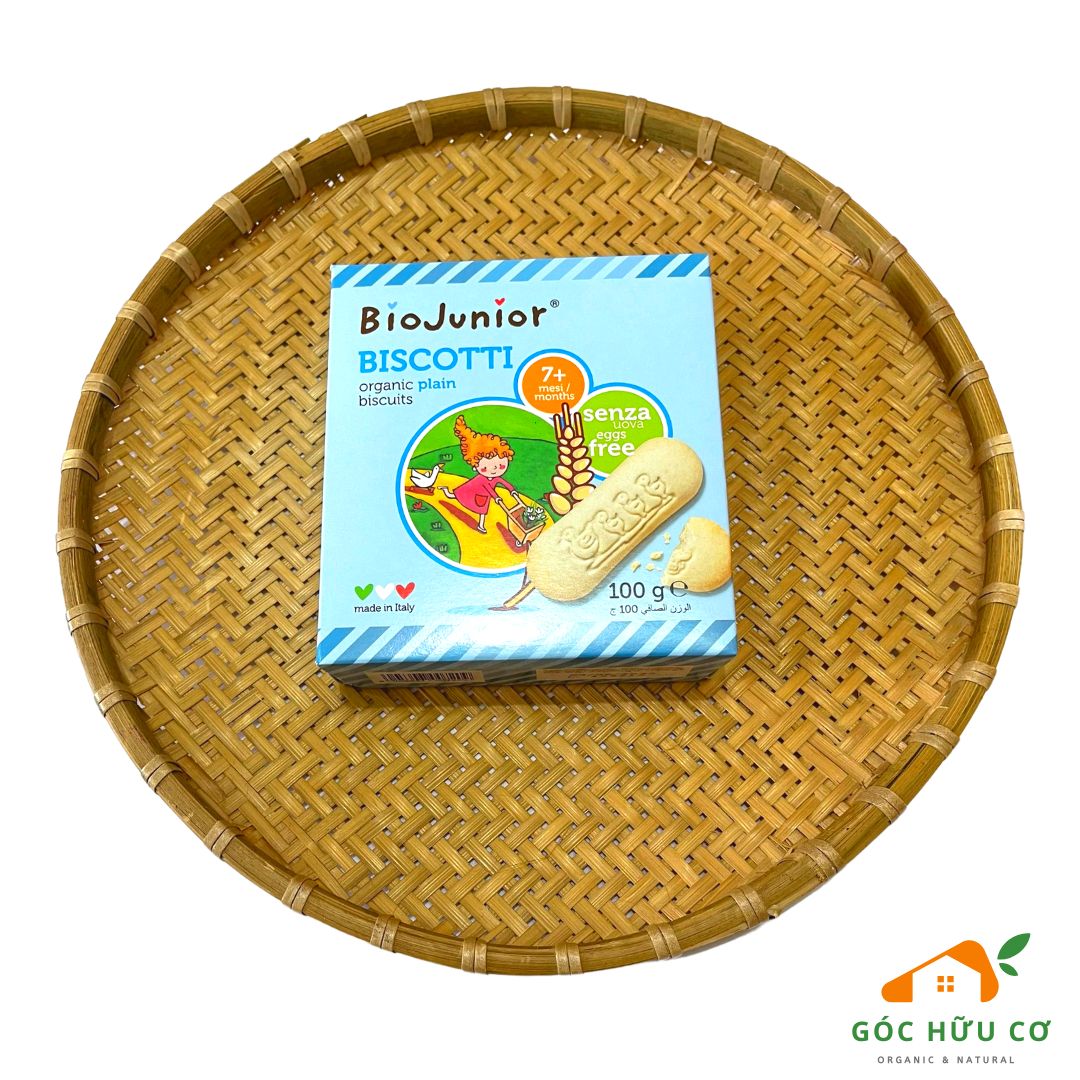 Organic Plain Biscuits BioJunior 100g - Goc Huu Co
