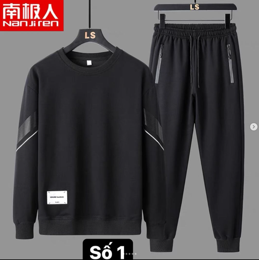 Bộ nam najiren + 4% lazada