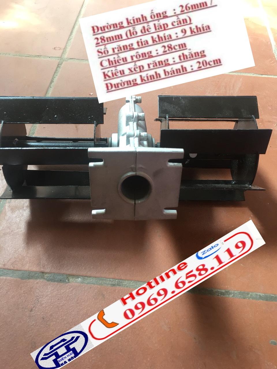 Đầu sạc cỏ, đầu xới cỏ cánh chéo xới đất cực tốt, có video hướng dẫn đi kèm