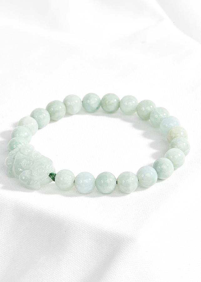 Vòng Tay Tỳ Hưu Đá Ngọc Phỉ Thúy 8 MM