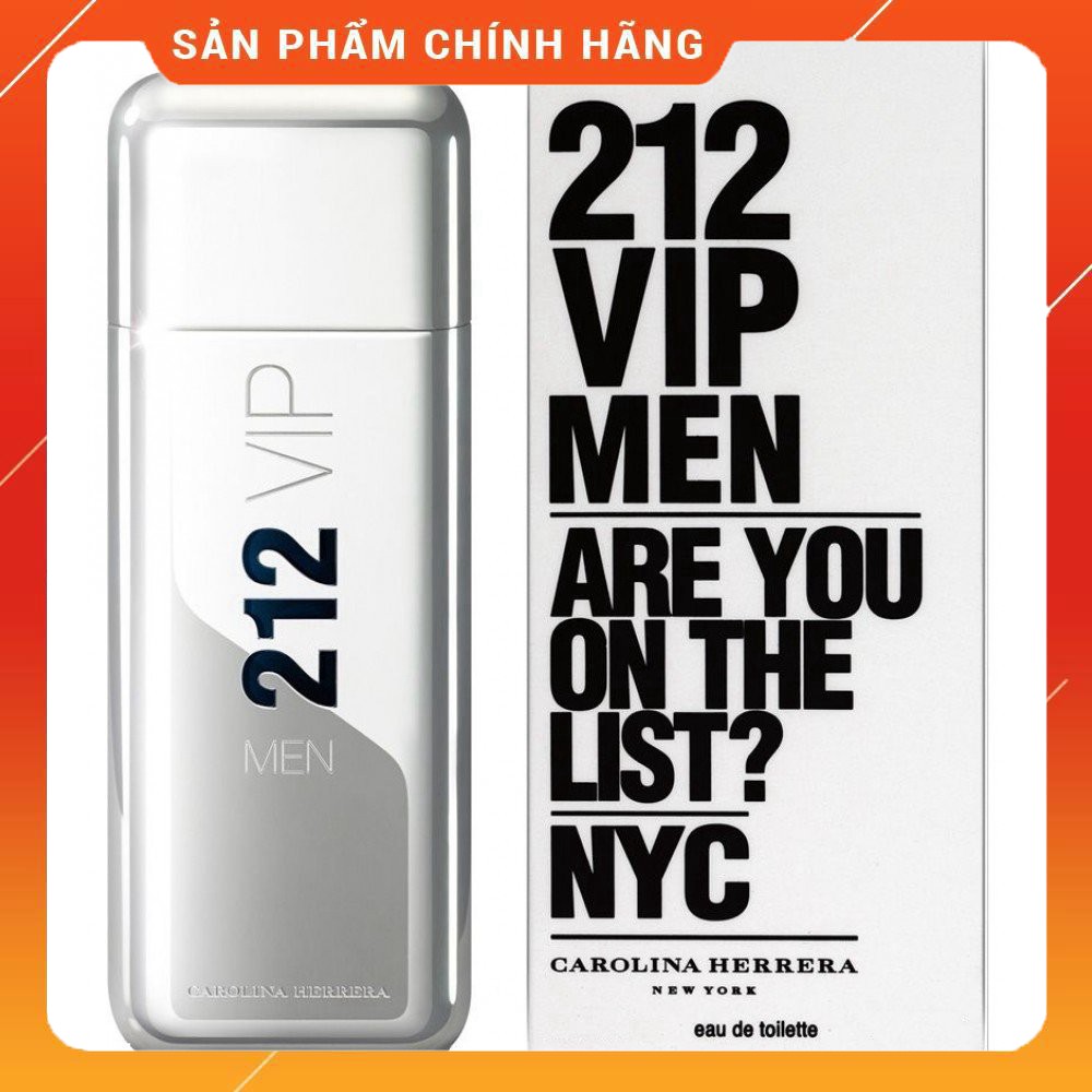 Nước hoa nam carolina herrera 212 vip men edt 100ml