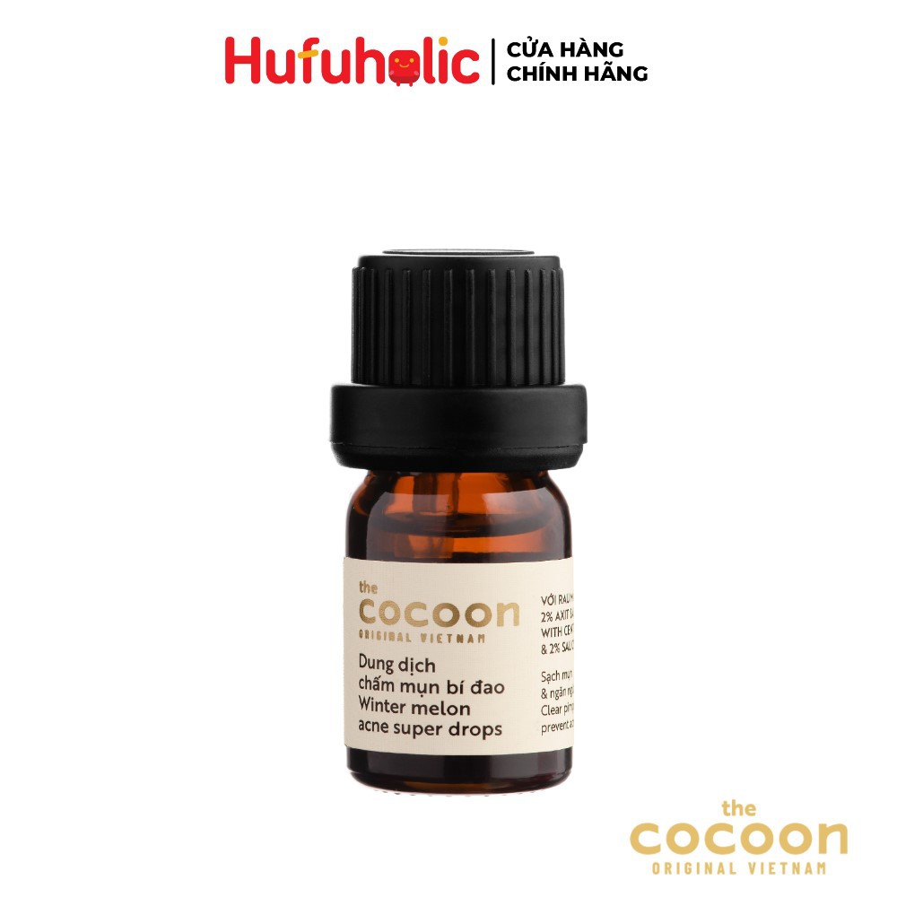Dung dịch chấm mụn bí đao cocoon winter melon acne super drops 5ml cocn03