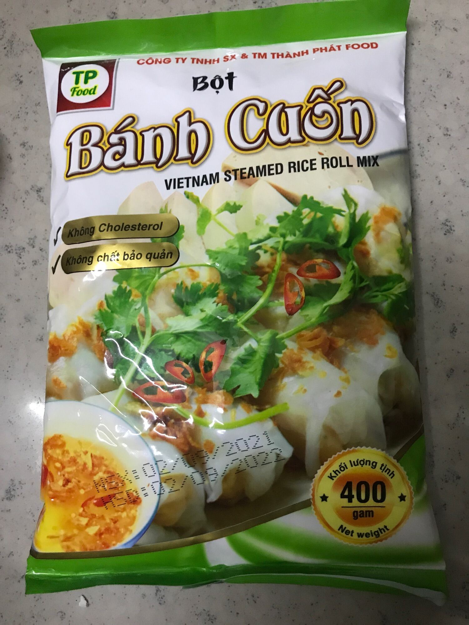 Bột làm bánh cuốn gói 400g