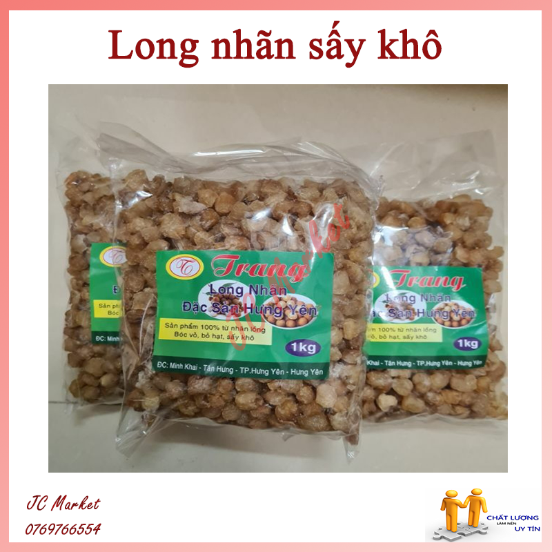 Long nhãn sấy khô Hưng Yên 500gram