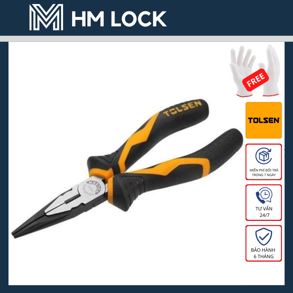 KỀM NHỌN CÔNG NGHIỆP TOLSEN 6, 8 INCH - HÀNG CHÍNH HÃNG - 10021, 10022