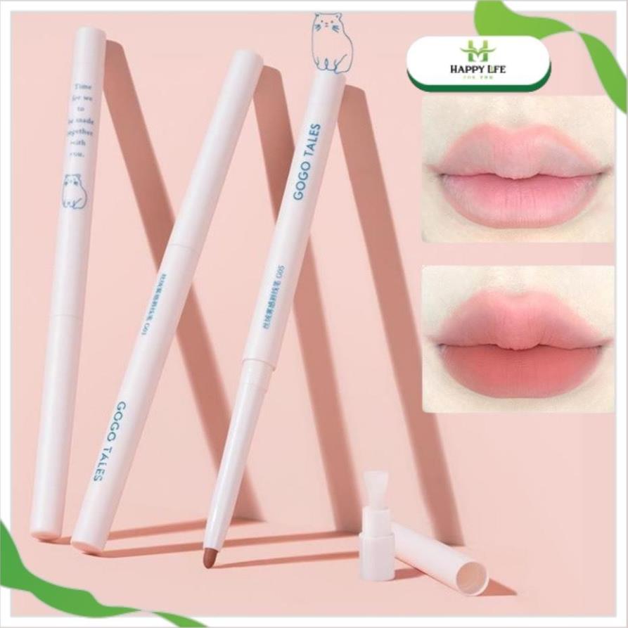 Gogo Tales  chì kẻ viền môi 3D hack môi, bút kẻ viền môi, bút định hình môi nhung lì tự nhiên lâu trôi - Life Style 4U