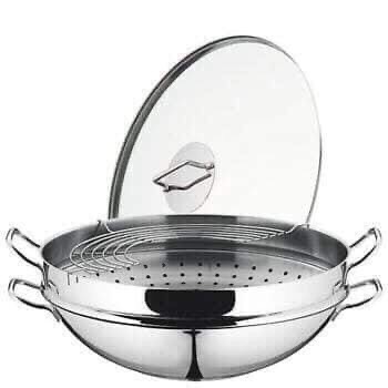 CHẢO XÀO - HẤP WMF WOK MACAO 36CM