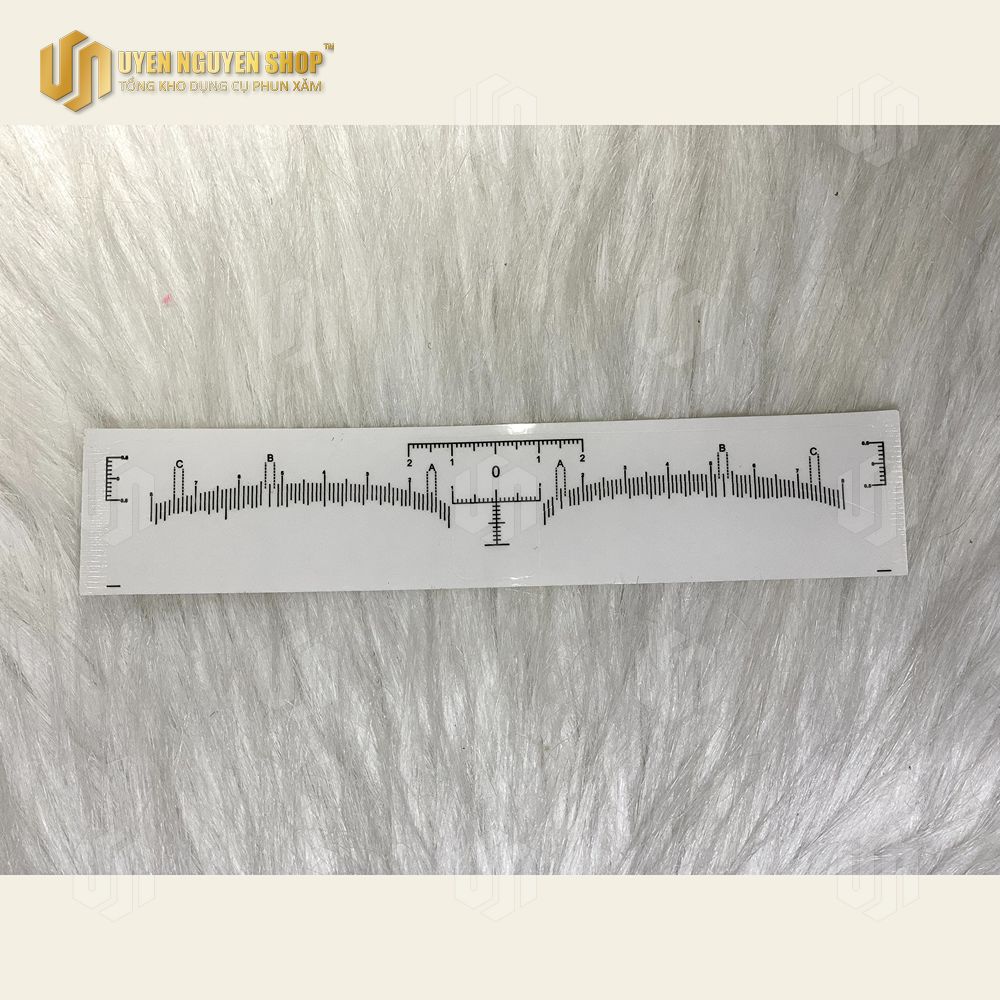 Thước dán giấy định hình chân mày / DCPX Uyen Nguyen