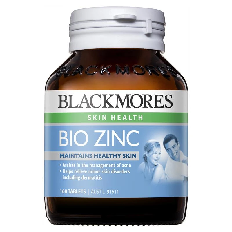 Viên kẽm tự nhiên blackmores bio zinc của úc, 168 viên
