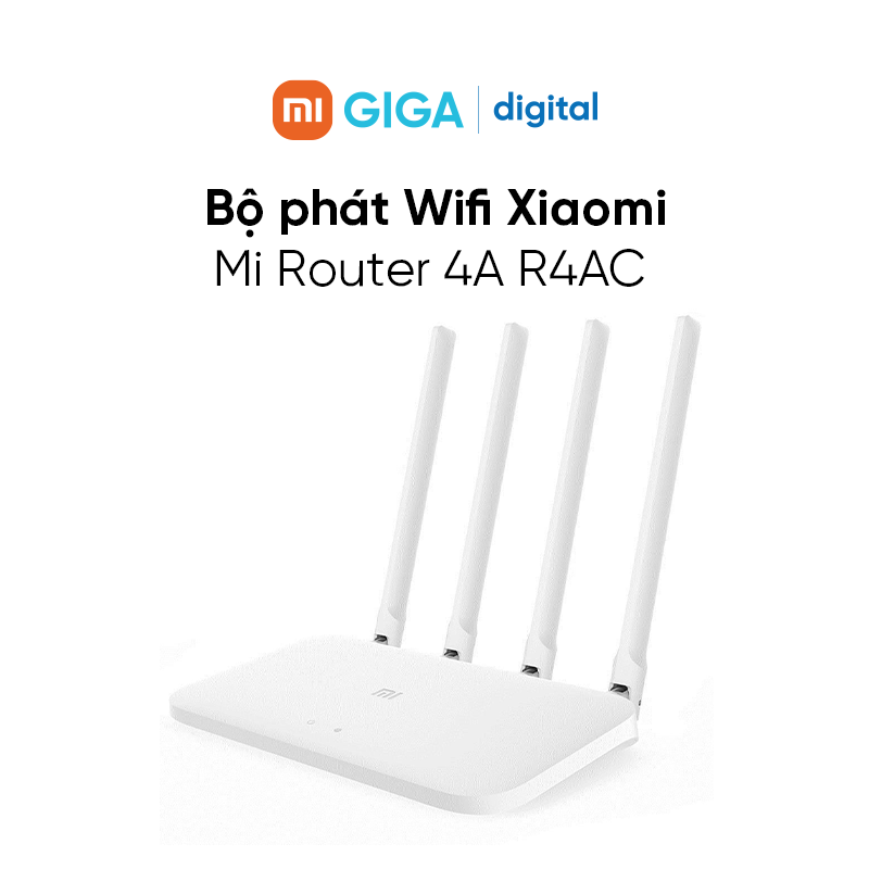 Bộ phát wifi Xiaomi Mi Router 4A R4AC 2 băng tần hỗ trợ đường truyền nhanh