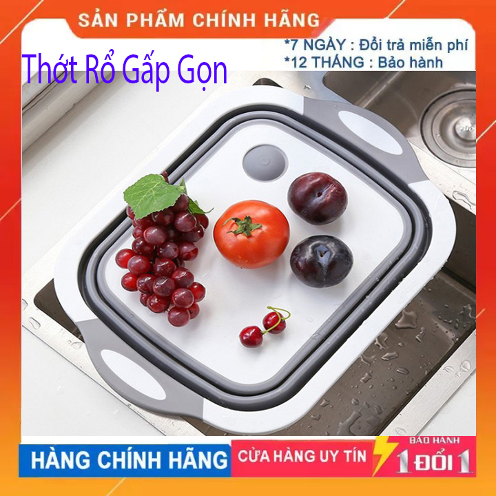 Bộ chậu gấp gọn kèm thớt 3 in 1 , chậu gấp gọn thành thớt đa năng tiên lợi cho những người nội trợ thiết kế mới lạ đẹp mắt