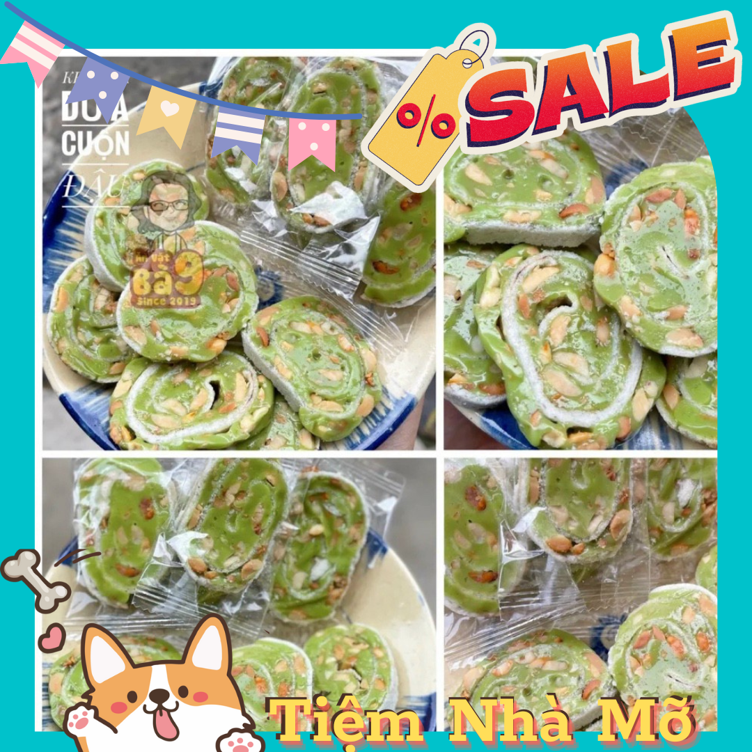 KẸO Dừa dứa đậu phộng 500g Kẹo dừa nướng dứa đậu phộng với giòn thơm của đậu phộng, béo của cốt dừa và thơm mùi lá dứa. KẸO Dừa dứa đậu phộng 500g Kẹo dừa nướng dứa đậu phộng với giòn thơm của đậu phộng,