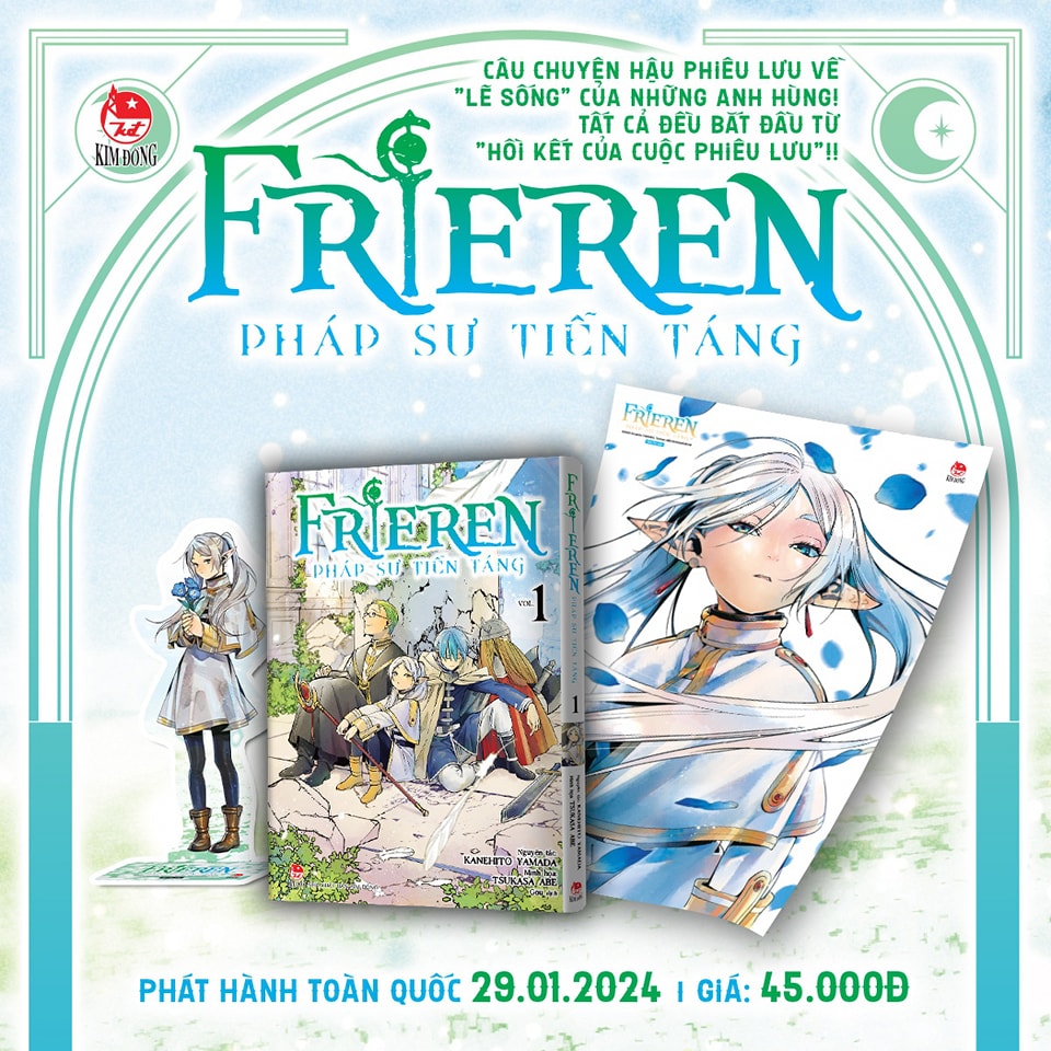 Frieren - pháp sư tiễn táng - tập 1 - có poster