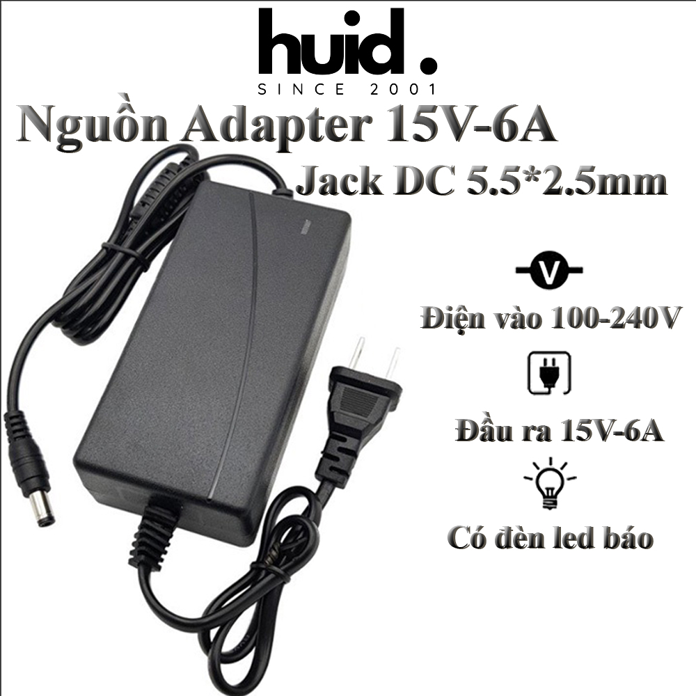 Nguồn adapter 15v-6a