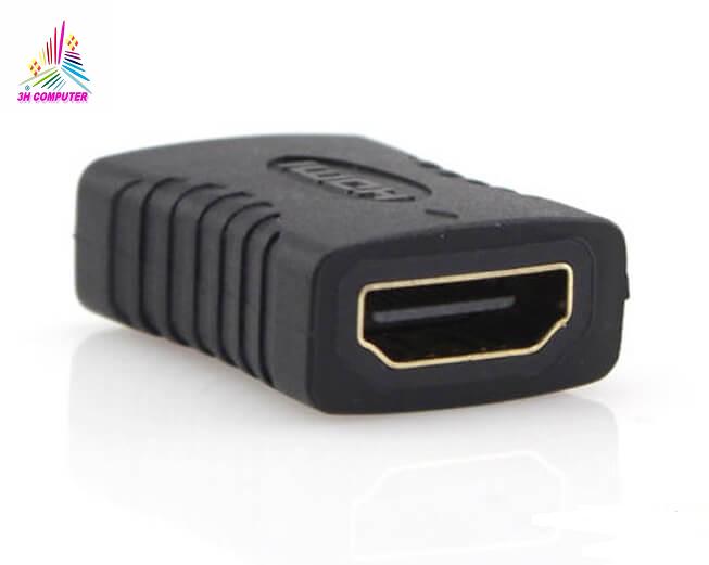 (HCM) Đầu nối HDMI2 đầu âm Connect Adapter (Đen) Tiện ích hơn Cáp chuyển đổi HDMI sang VGA HDMI To VGA Adapter