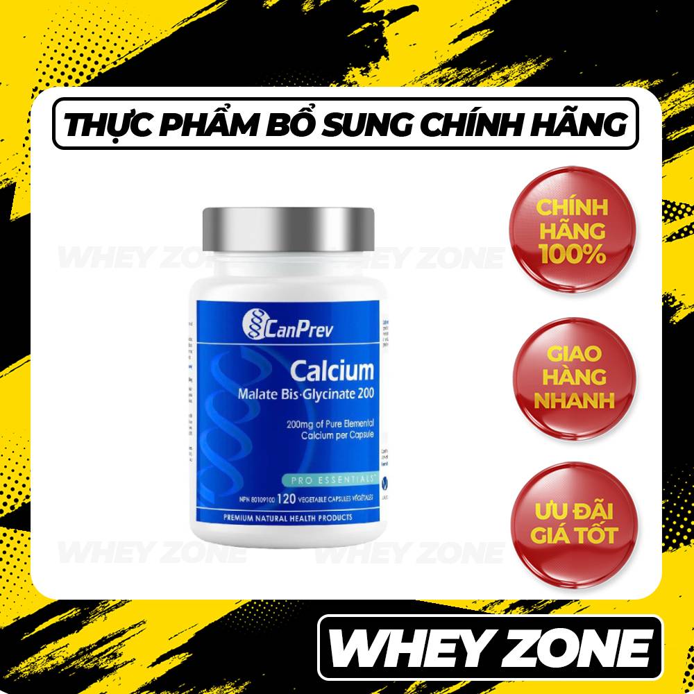 CanPrev Calcium Bis-Glycinate – Canxi Hỗ Trợ Xương Khớp Phù Hợp Người Lớn Tuổi