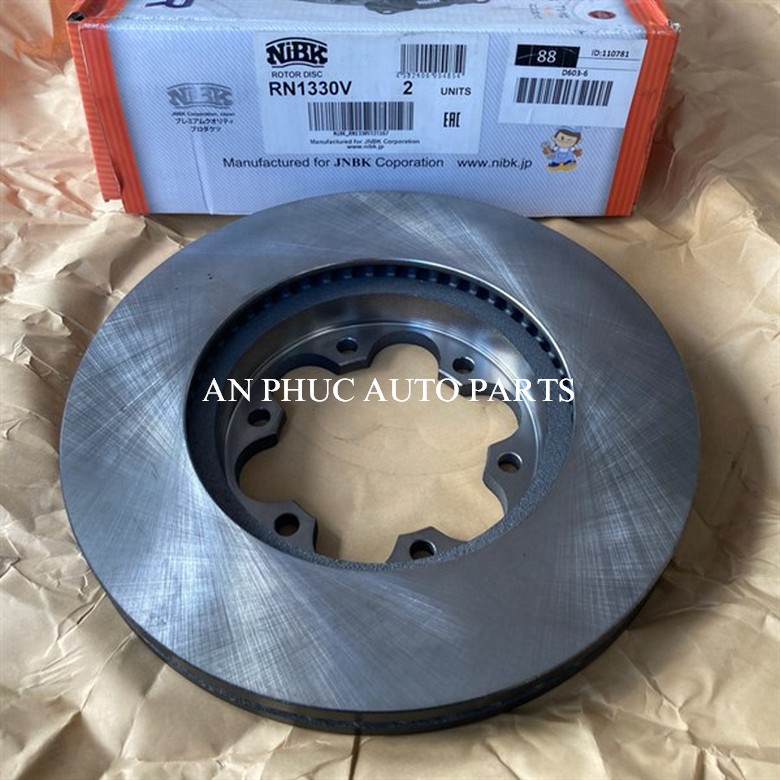 Đĩa Thắng - Đĩa Phanh Trước Toyota Hiace 2005-2024 #NIBK RN1330V |Toyota: 43512-26190, 43512-26190