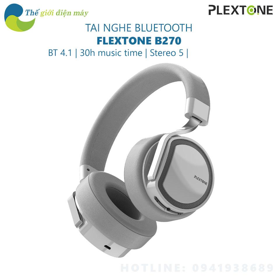 Tai nghe bluetooth Plextone BT270 cao cấp chụp tai ôm khít khử ổn