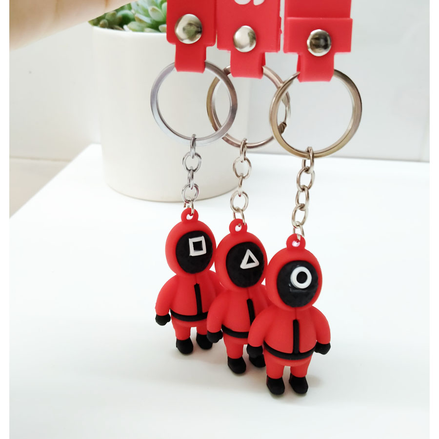Móc khóa - móc khóa dễ thương cute hình squid game hottrend độc đáo GD195 - GD197