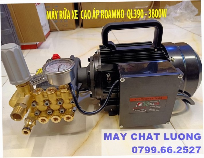 Máy Rửa Xe Cao Áp Romano QL390- 4200W, CHUYÊN RỬA XE