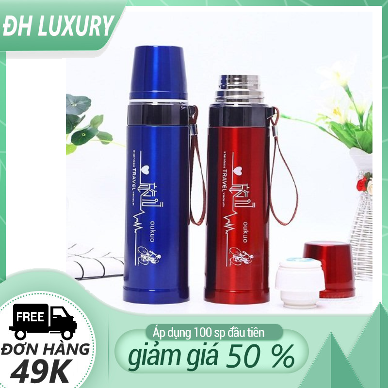 Bình giữ nhiệt inox cao cấp 800ml SG-BN045 Vacuum Flask Thermoflask Stainless Steel – 800 ml giữ nhiệt hơn 8h