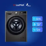 Máy giặt lồng ngang LG Inverter 10kg FV1410S4B màu xám