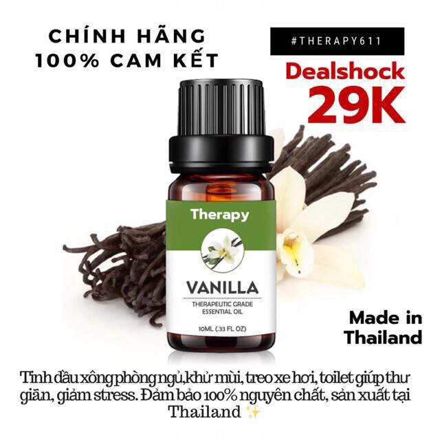 Tinh Dầu Nguyên Chất Hương Vanilla Therapy