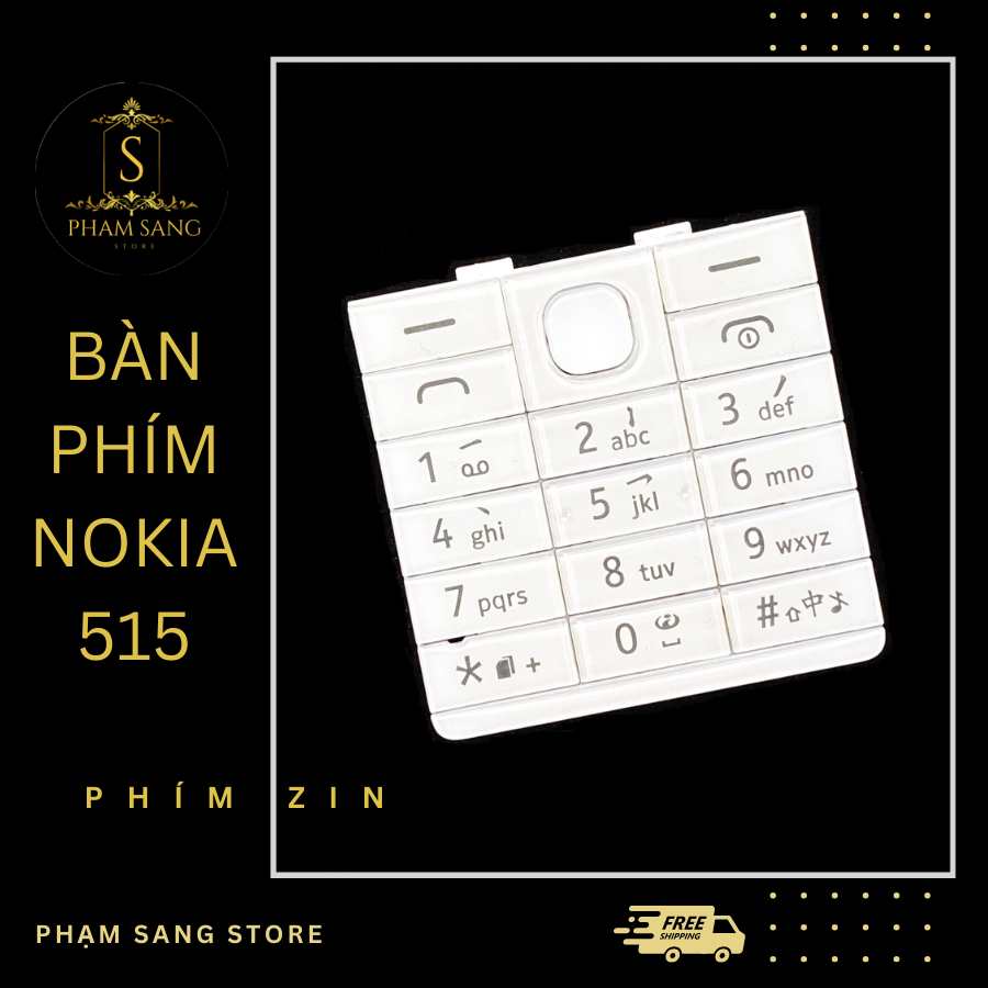 Bàn phím zin bóc máy điện thoại nokia 515