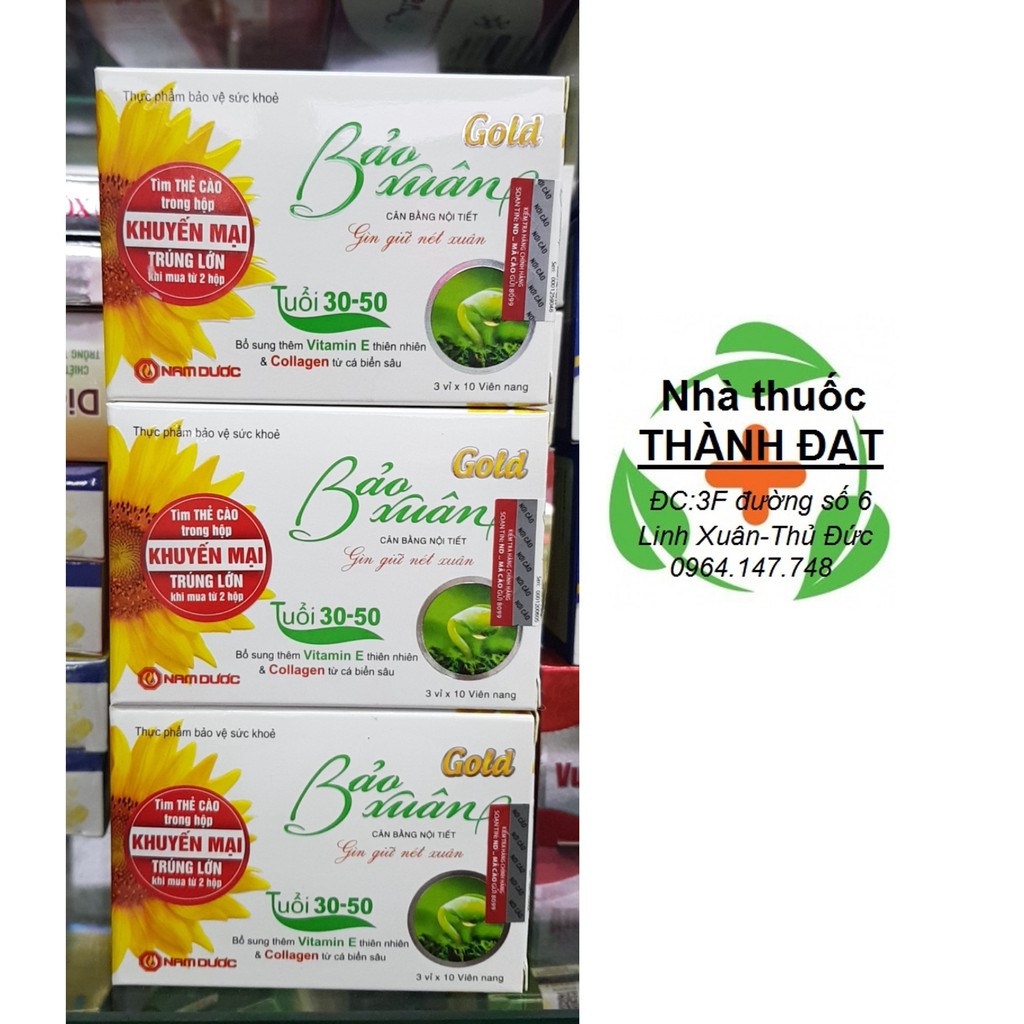 Bảo Xuân gold vàng hộp 30 viên, sản phẩm chất lượng, đảm bảo an toàn sức khỏe người dùng, vui lòng inbox shop để được hỗ trợ