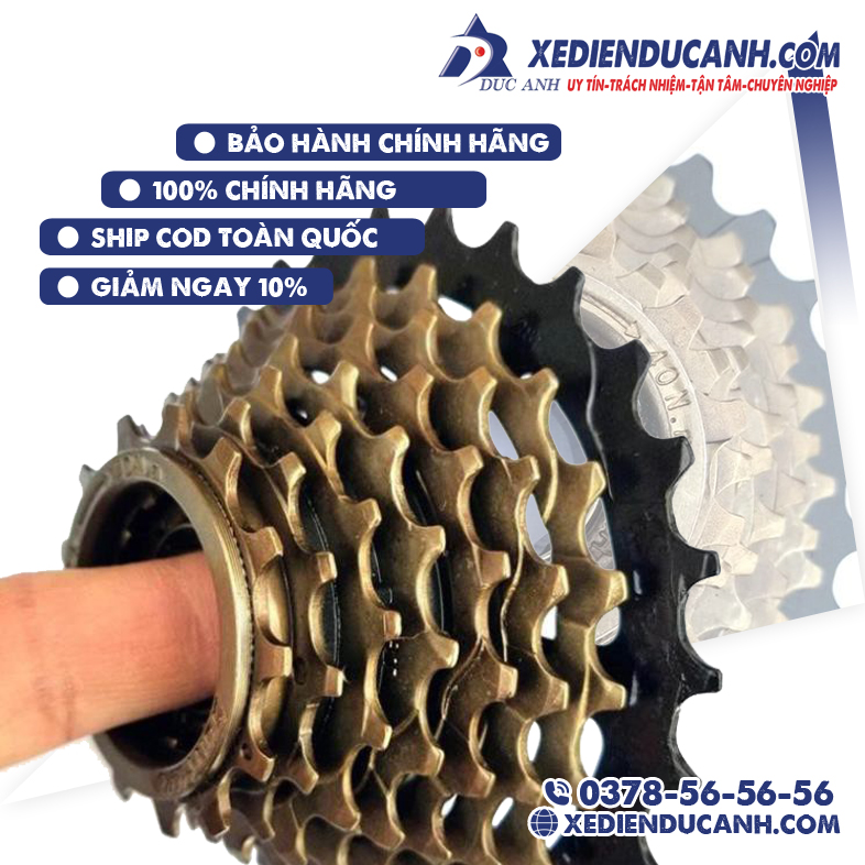 Líp vặn 8 tầng xe đạp thể thao Sunrun