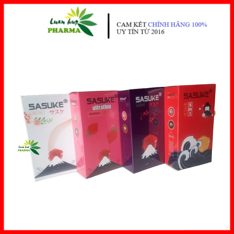 Bao cao su sasuke 5in1 - hộp 10 chiếc - cảm xúc thăng hoa, niềm vui bất tận