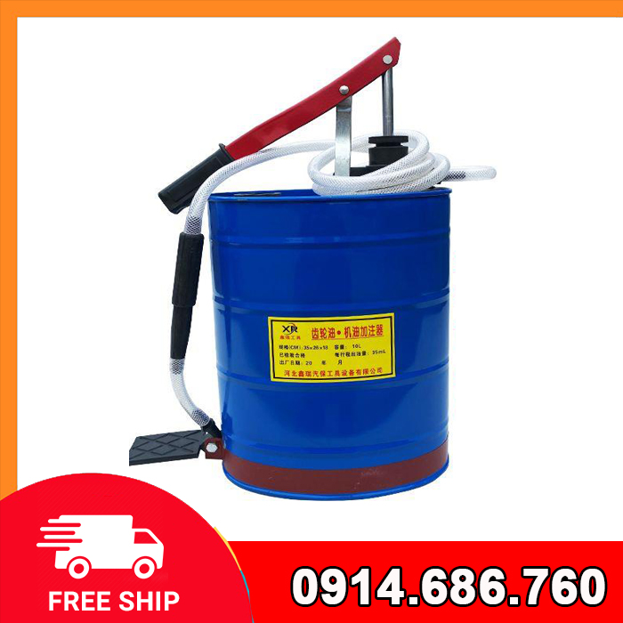 Bình bơm dầu nhớt hộp số bằng tay, bình bơm dầu cầu 10l