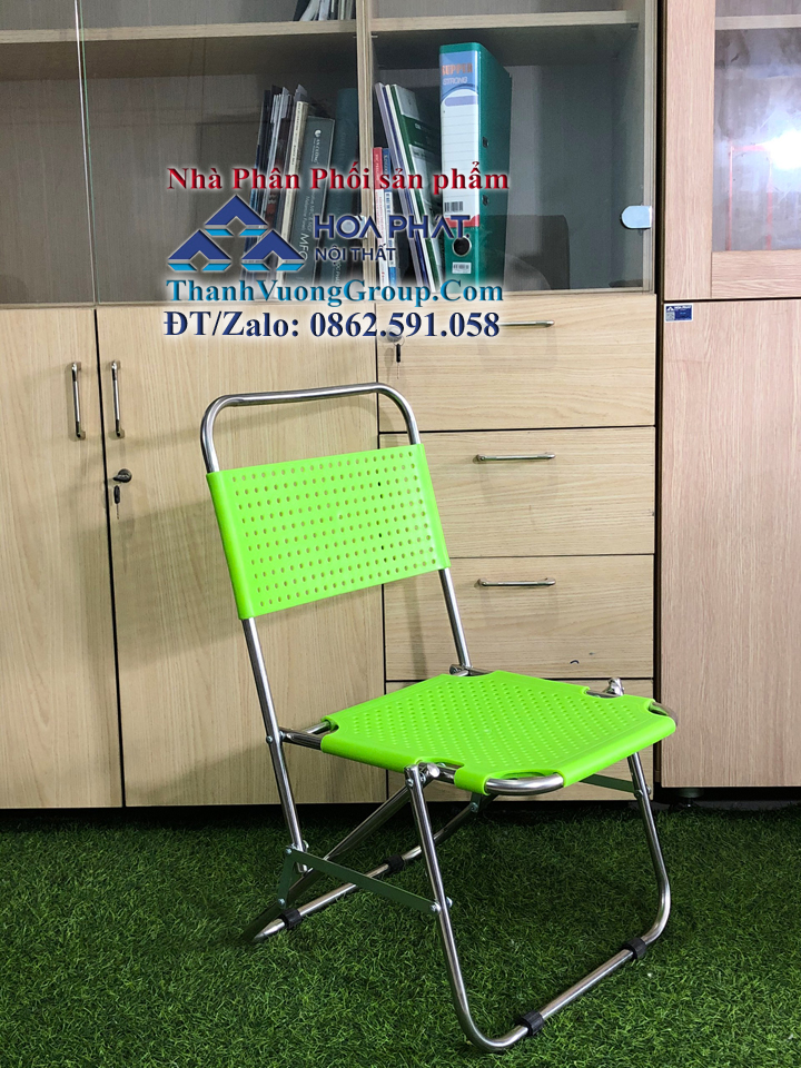 [HCM]{Mũ Nhựa-Siêu Bền-Siêu Đẹp} Ghế xếp inox nệm nhựa đúc dày lưng thấp phù hợp cho quán cà phê trà sữa bia úp câu cá