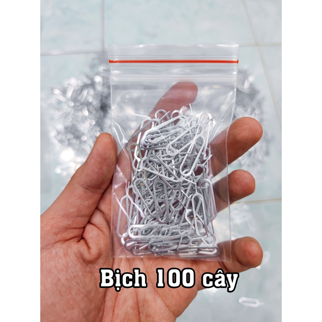 Giá sỉ combo 50 100 500 que chọt sim cho các dòng iphone, xiaomi, samsung, oppo, smartphone | cây chọc sim - lấy sim