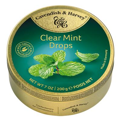 Kẹo trái cây cavendish & harvey - clear mint 200g