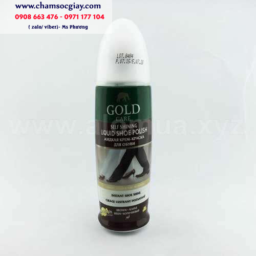 [HCM]XI NƯỚC ĐÁNH GIÀY DA LỘN GOLDCARE