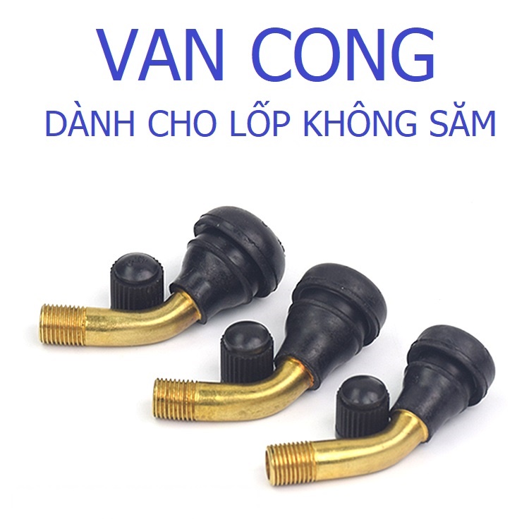 Van lốp xe không săm, Van cong cho xe lốp không săm