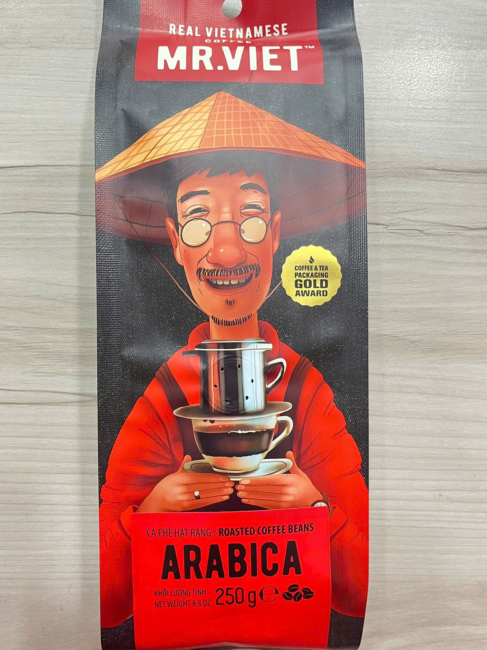 Mr Viet Arabica roasted bean coffee 250g