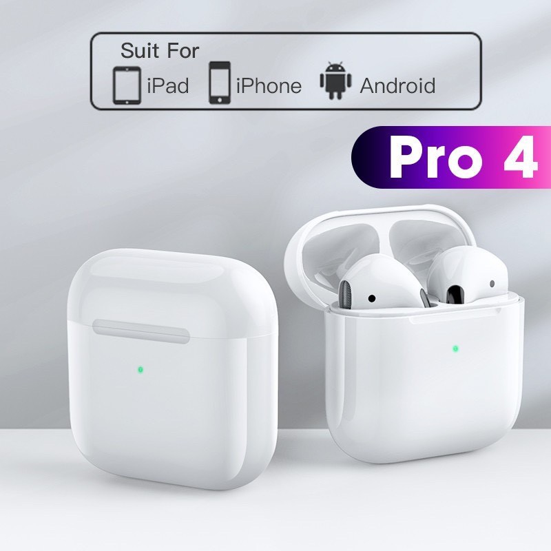 Tai nghe ko dây, tai nghe bluetooth 5.0 hàng Cao Cấp, chống ồn Pro 4