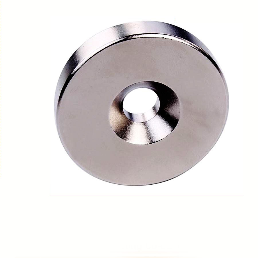 nam châm mạnh D15 * 3 lỗ 4MM