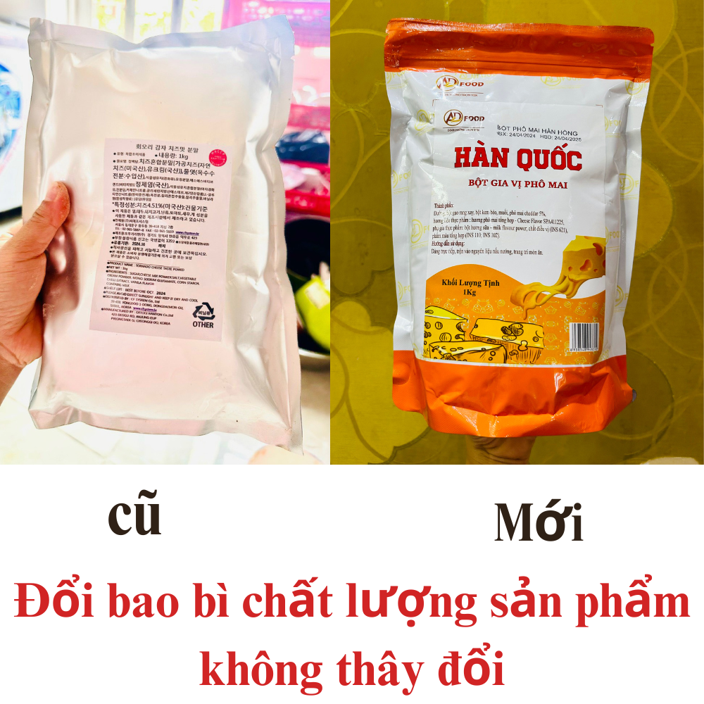 500G Bột Phô Mai Top Cheese/Supper Cheese/Hàn Quốc thơm ngon béo ngậy, hàng tuyển chất lượng