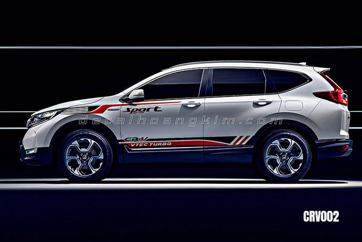 Tem dán xe Honda CR-V - CRV002